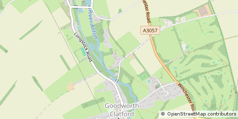 Map of Andover, Hampshire