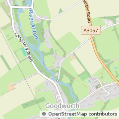 Map of Andover, Hampshire