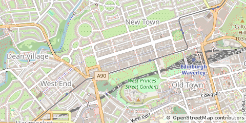 Map of Edinburgh