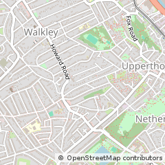 Map of Sheffield
