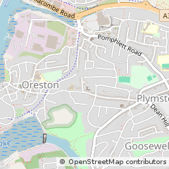 Map of Plymouth, Devon