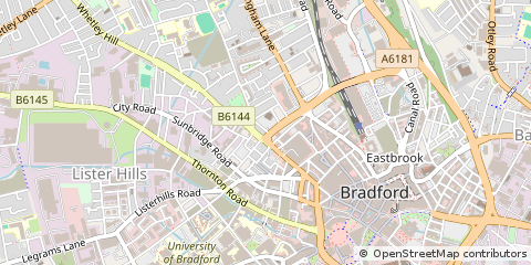 Map of Bradford