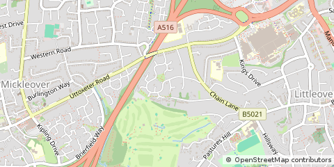 Map of Derby