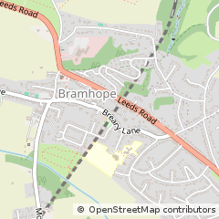 Map of Leeds, West Yorkshire