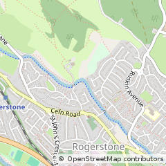 Map of Newport, Gwent