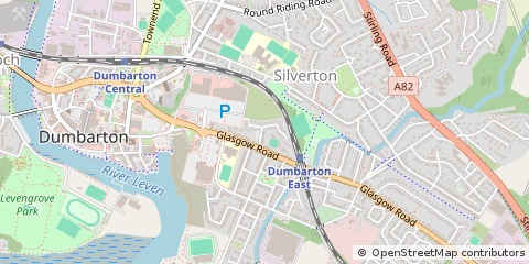Map of Dumbarton