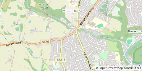 Map of Ramsbottom, Lancashire