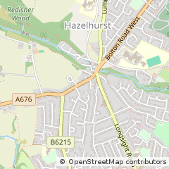 Map of Ramsbottom, Lancashire