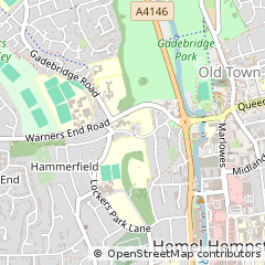 Map of Hemel Hempstead, Hertfordshire