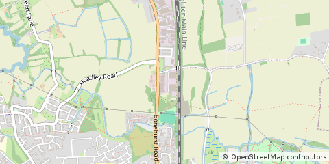 Map of Salfords, Surrey