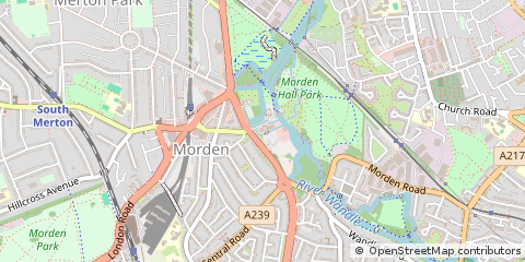 Map of Morden
