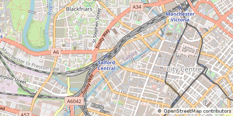 Map of Manchester