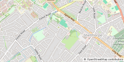 Map of Loughborough