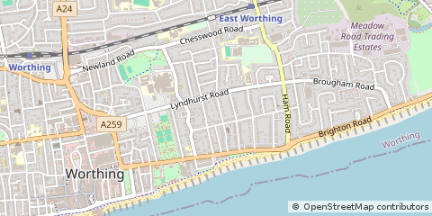 Map of West Sussex