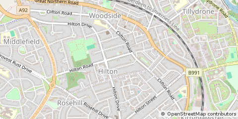 Map of Aberdeen