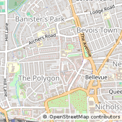 Map of Southampton, Hampshire