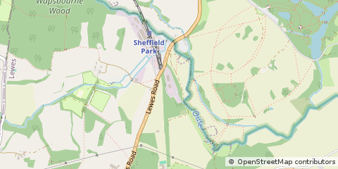 Map of North Chailey
