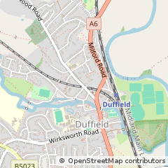 Map of Belper, Derbyshire