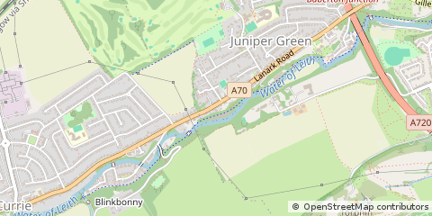 Map of Edinburgh, Midlothian