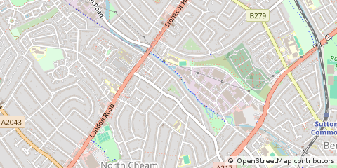 Map of Sutton