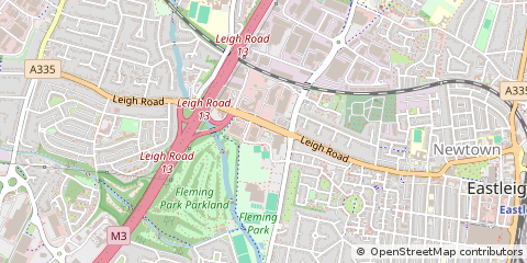Map of Southampton, Hampshire