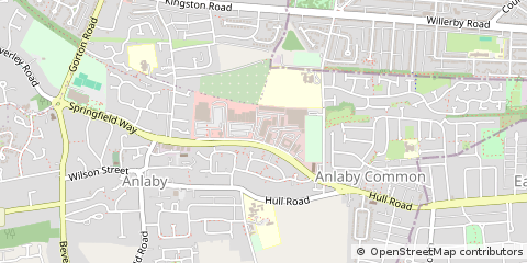 Map of Anlaby, East Yorkshire