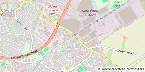 Map of Rugby, Warwickshire