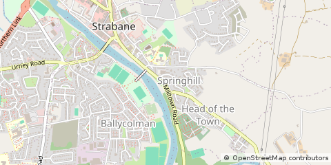 Map of Strabane