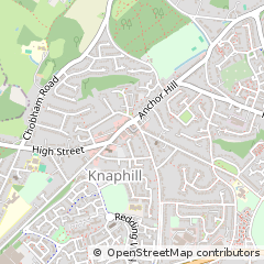 Map of Woking, Surrey