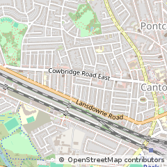 Map of Cardiff