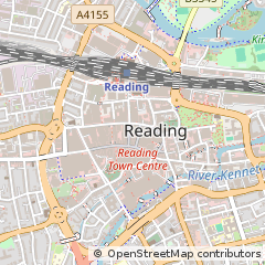 Map of Reading, Berkshire
