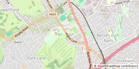 Map of Manchester