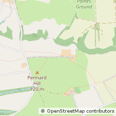 Map of Shepton Mallet, Somerset