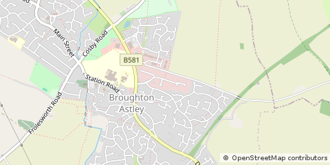 Map of Leicester