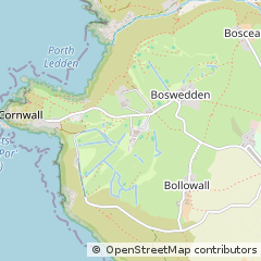 Map of Penzance, Cornwall