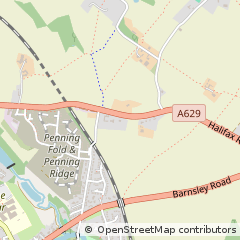 Map of Sheffield, South Yorkshire