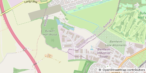 Map of Nottingham