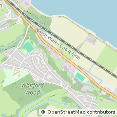 Map of Holywell, Clwyd
