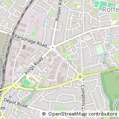 Map of Horsham, West Sussex