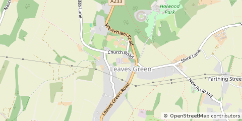 Map of Keston