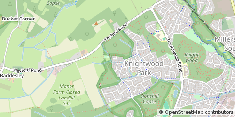 Map of Eastleigh, Hampshire