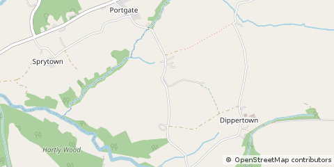 Map of Okehampton