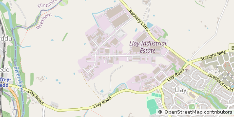 Map of Wrexham