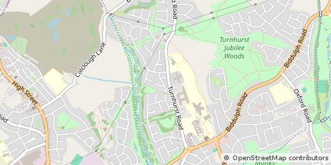 Map of Stoke-on-Trent, Staffordshire