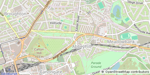 Map of Edinburgh