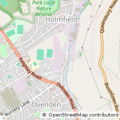 Map of Halifax, West Yorkshire