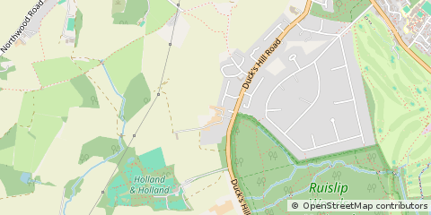 Map of Northwood, Middlesex