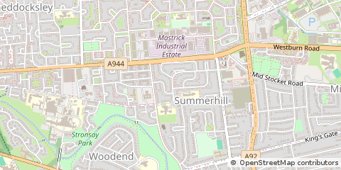 Map of Aberdeen