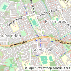 Map of Harlow