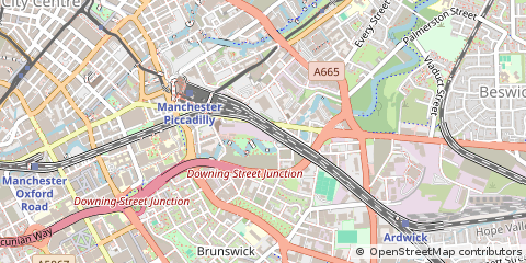 Map of Manchester